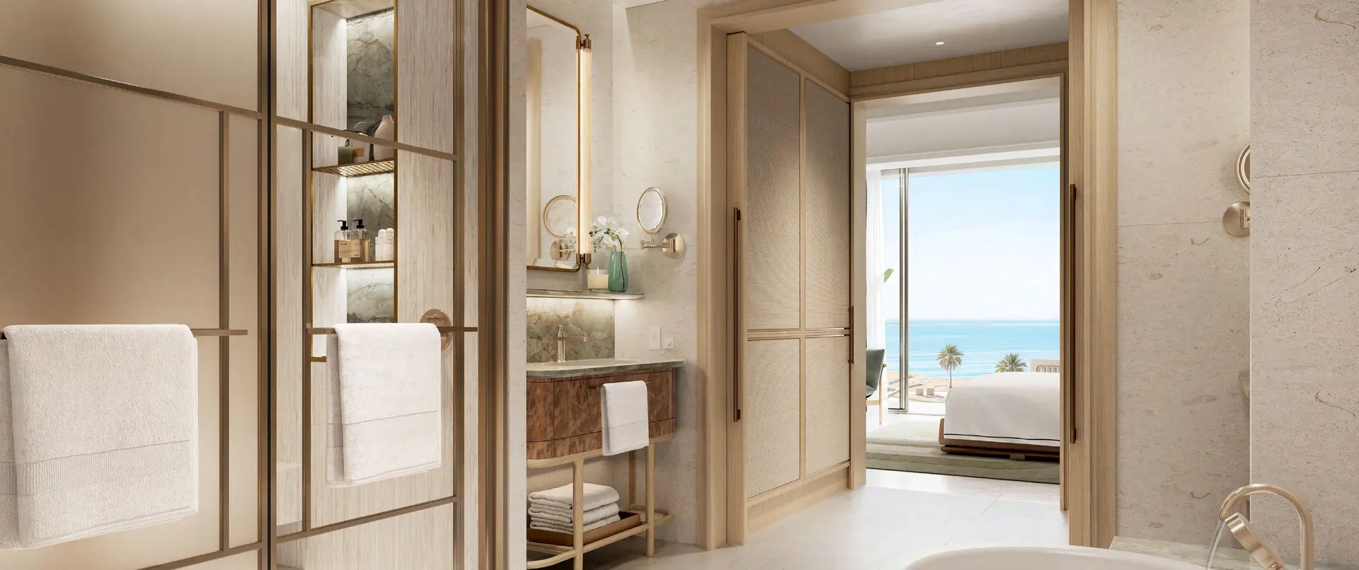 Fairmont Residences Al Marjan Island - Luxury Beachfront Townhouse with Garden